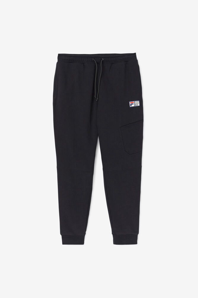 Fila Pants Danube Jogger Mens Black - India OUR-906172